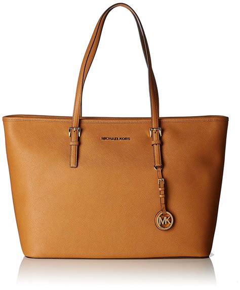 michael kors jet set medium travel tote|saffiano leather tote michael kors.